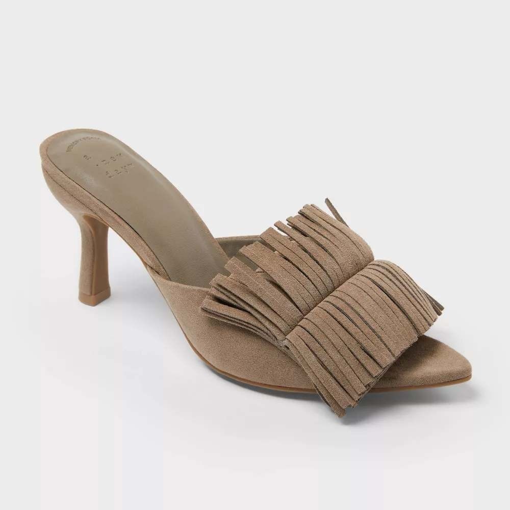 Women's Heels A New Day Lyra Taupe Size 6 New With Tags